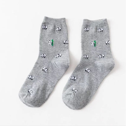 Animal Cartoon Cat Lovely for Women Cotton Socks