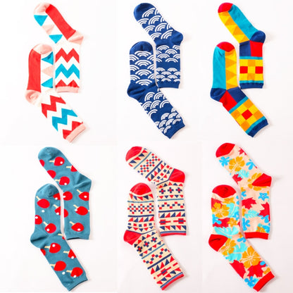 Funny Cute Happy Socks Womens Men Print Casual Harajuku Socks