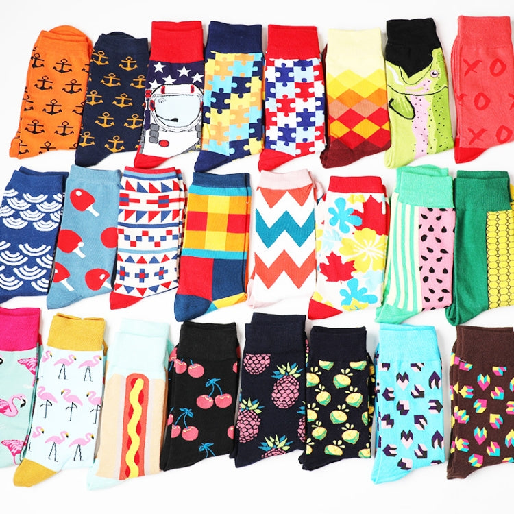 Funny Cute Happy Socks Womens Men Print Casual Harajuku Socks