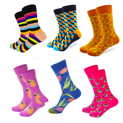 Funny Cute Happy Socks Womens Men Print Casual Harajuku Socks