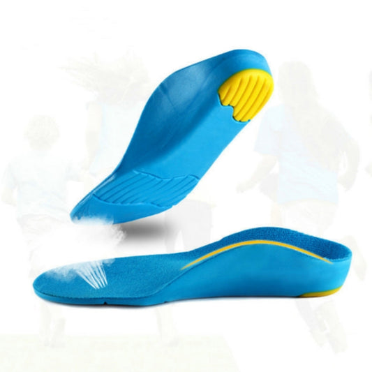 PU Breathable Children Flat Feet Eight-foot Orthopedic Insoles