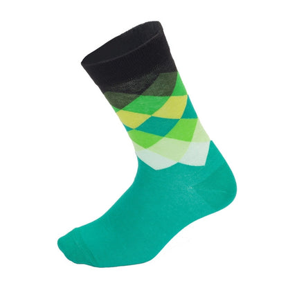 3 Pais Colorful Men Sport Running Wearproof Breathable Riding Hiking Socks