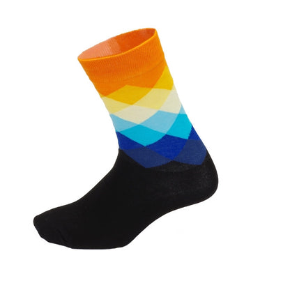 3 Pais Colorful Men Sport Running Wearproof Breathable Riding Hiking Socks