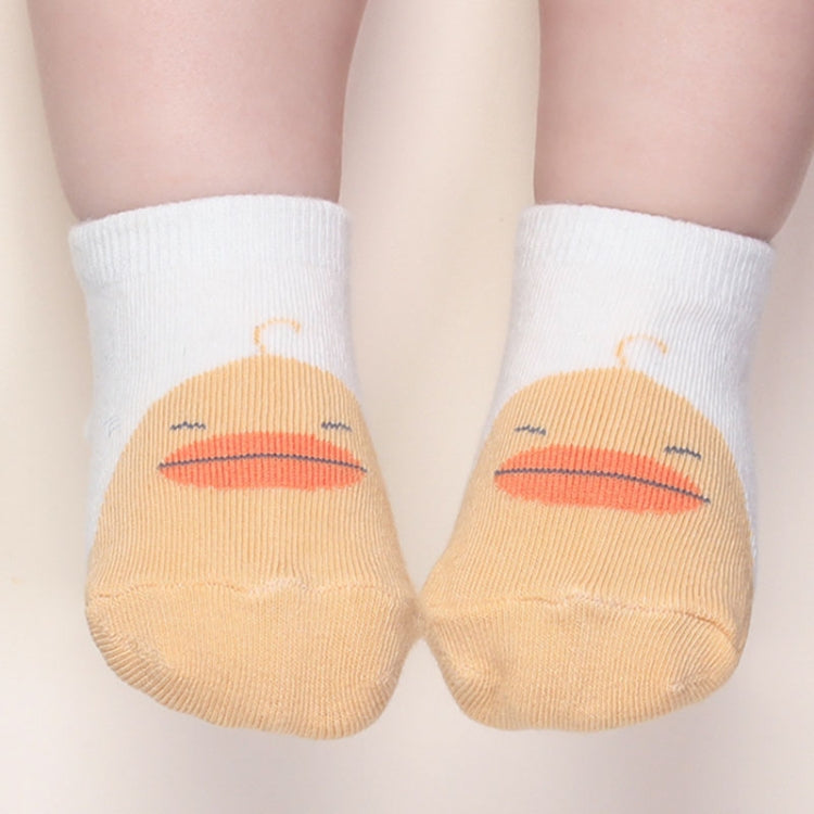 3 Pairs Autumn and Winter Cotton Non-slip Children Baby Cartoon Floor Socks