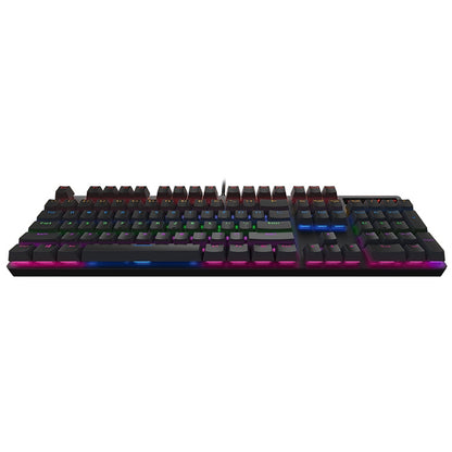 Rapoo V500 PRO Mixed Light 104-клавишная настольная ноутбук игровая компьютерная клавиатура для киберспорта офисная домашняя проводная механическая клавиатура