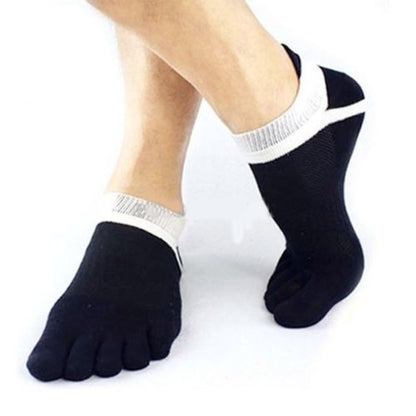 Men Socks Boys Cotton Finger Breathable Five-Toe Cotton Sock