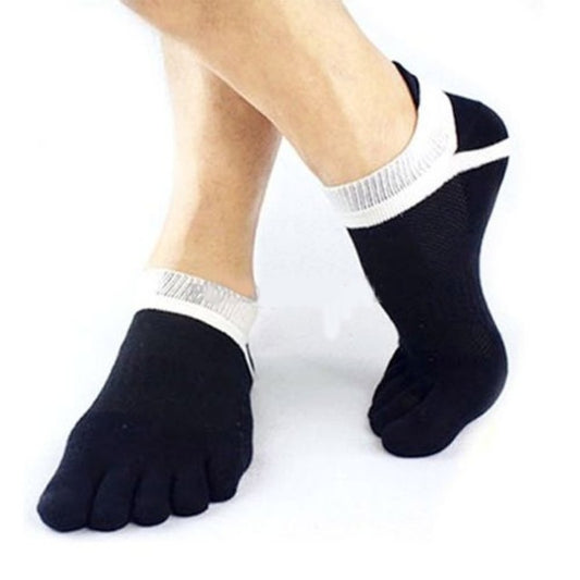Men Socks Boys Cotton Finger Breathable Five-Toe Cotton Sock