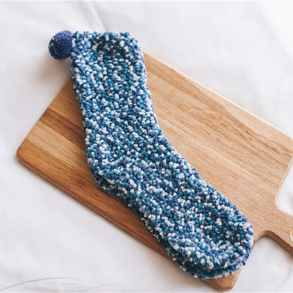 Christmas Women Fluffy Socks Warm Winter Cosy Lounge Socks