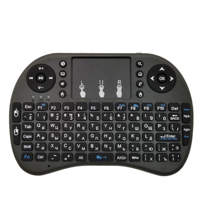 Поддерживаемые языки: русский, беспроводная клавиатура i8 Air Mouse с сенсорной панелью для Android TV Box, Smart TV, планшетов, Xbox360, PS3, HTPC/IPTV