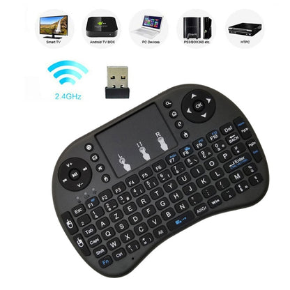 Поддерживаемые языки: французский, беспроводная клавиатура i8 Air Mouse с сенсорной панелью для Android TV Box, Smart TV, планшетов, Xbox360, PS3, HTPC/IPTV