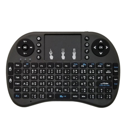 Поддерживаемый язык: тайский Беспроводная клавиатура i8 Air Mouse с сенсорной панелью для Android TV Box, Smart TV, PC Tablet, Xbox360, PS3, HTPC/IPTV