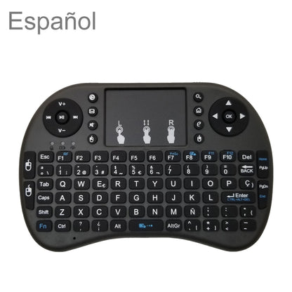 Поддерживаемые языки: испанский, беспроводная клавиатура i8 Air Mouse с сенсорной панелью для Android TV Box, Smart TV, планшетов, Xbox360, PS3, HTPC/IPTV