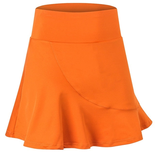 Anti-emptied And Quick-drying Sports Skirt With Mini-socks For Women