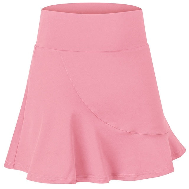 Anti-emptied And Quick-drying Sports Skirt With Mini-socks For Women