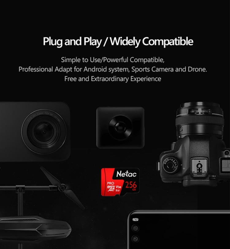 Netac P500 PRO 256 ГБ U3 скорость автомобильный регистратор данных монитор камера карта памяти TF карта