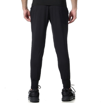 SIGETU Men Quick-drying Elastic Sport Pants (Color:Black Size:S)