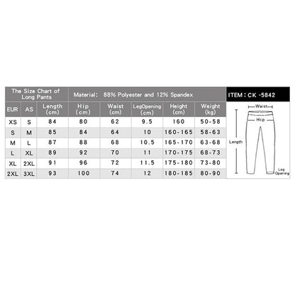SIGETU Men Elastic Quick-drying Sports Leggings (Color:Black Size:S)