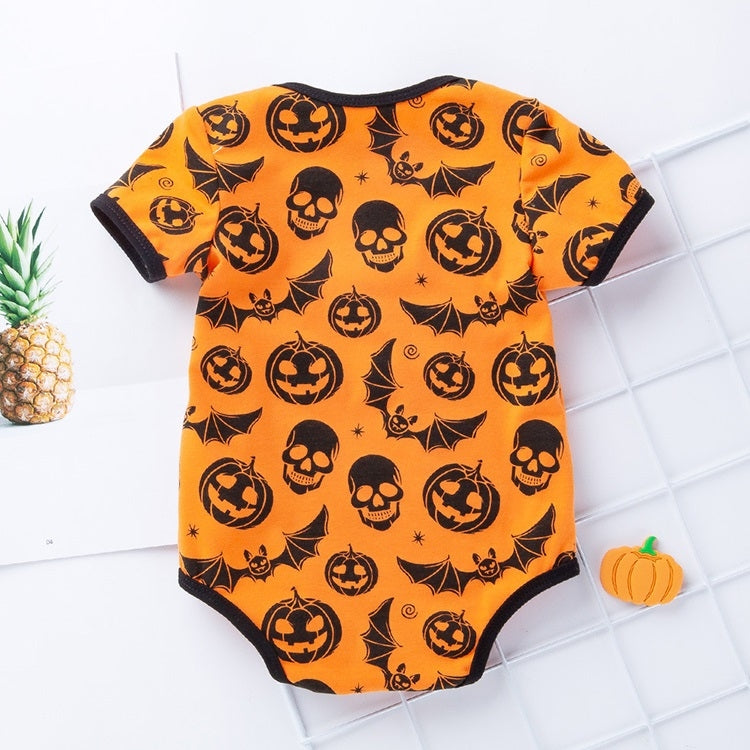 Halloween Baby Short Sleeve Romper