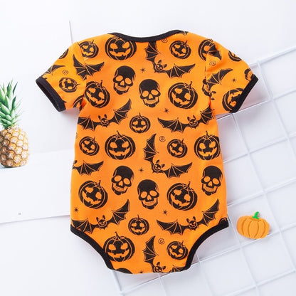 Halloween Baby Short Sleeve Romper