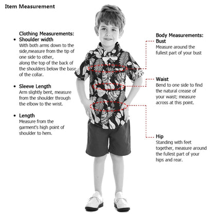 Boys Striped Shirt + Suspenders Trousers Suit