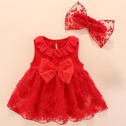 Toddler Girl Dress Group with Bowknot (Color:White Size:66-73)