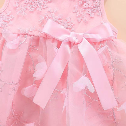 Baby Sleeveless Mesh Dress