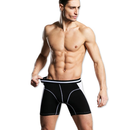 Men Colorblock Knitting Four Corners Underwear