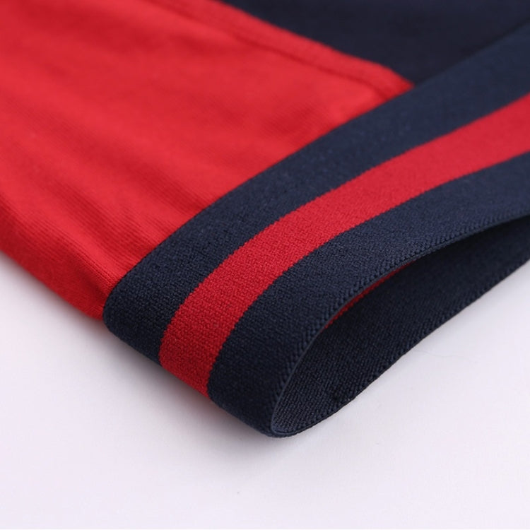 Men Colorblock Knitting Four Corners Underwear